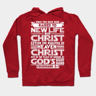 Colossians 3:1 Hoodie